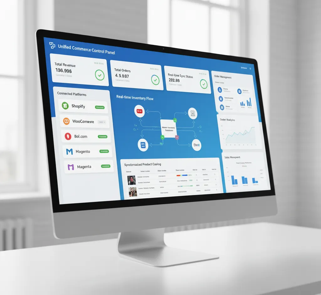 Webshop synchronisatie dashboard